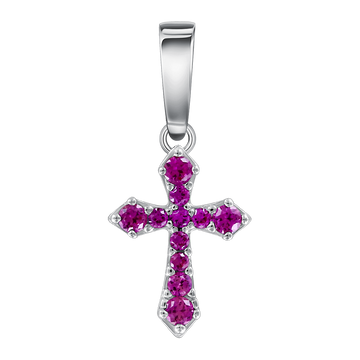 Anhänger – Kreuz mit Zirkonia