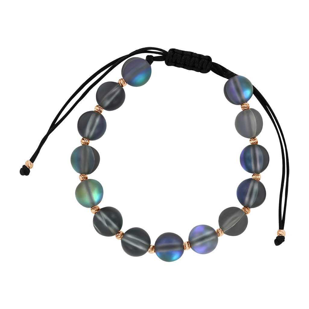 Armband mit Rotgold Kugeln