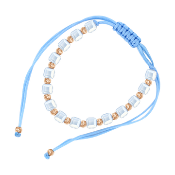 Armband mit Rotgold Kugeln