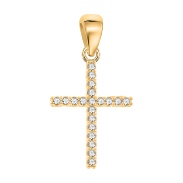 Anhänger – Kreuz mit Zirkonia