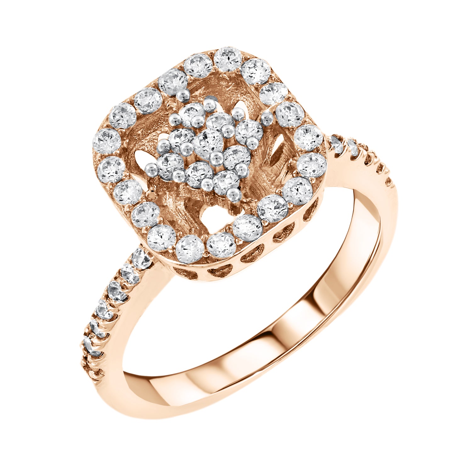 Damenring mit Zirkonia