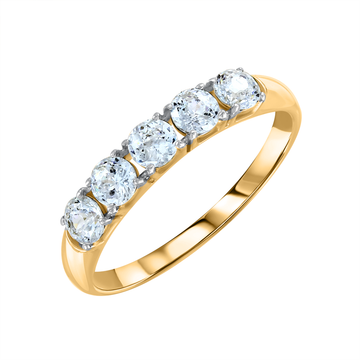 Damenring mit Swarovski Zirkonia