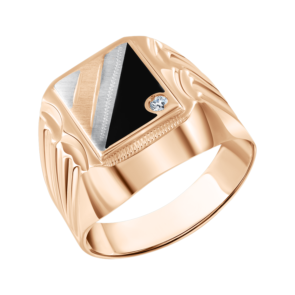 Herrenring mit Zirkonia