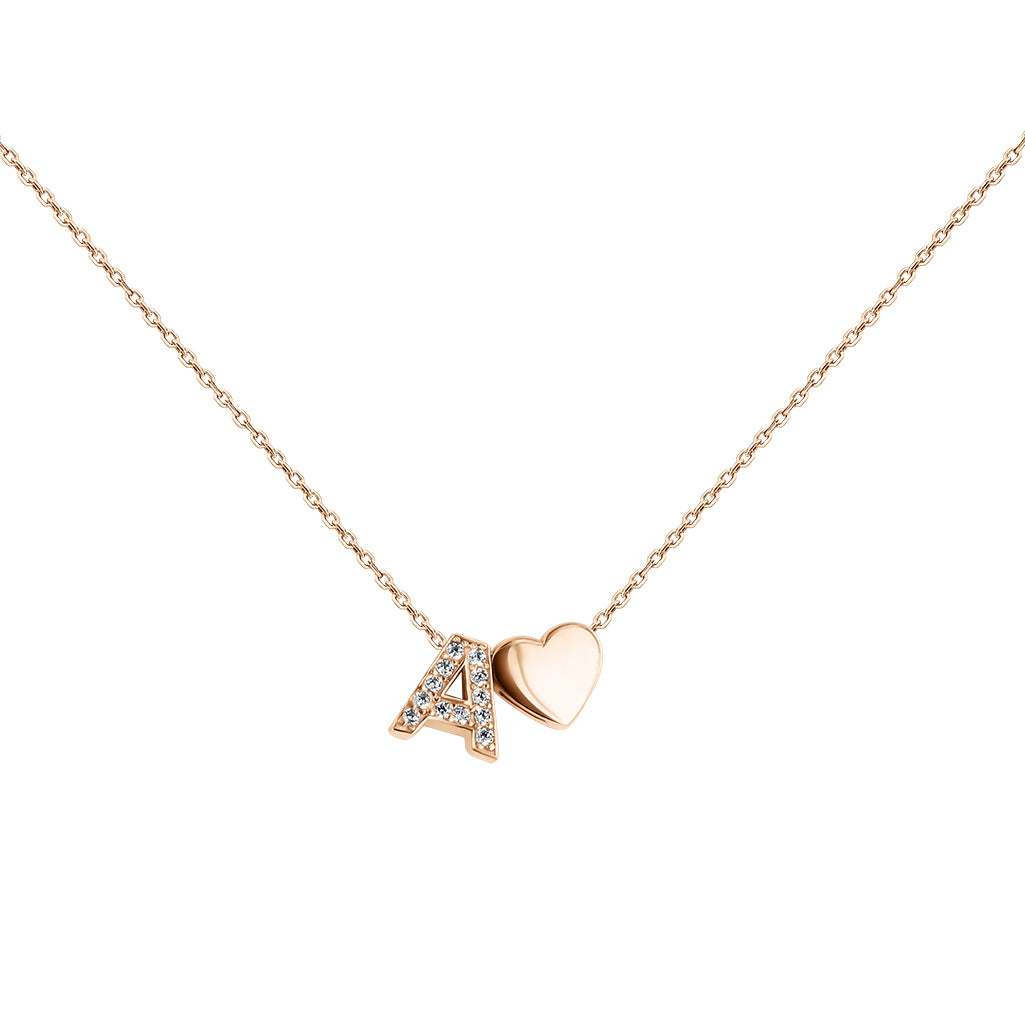 Collier mit Anhängern und Zirkonia