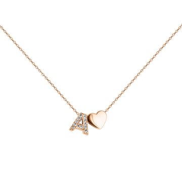 Collier mit Anhängern und Zirkonia