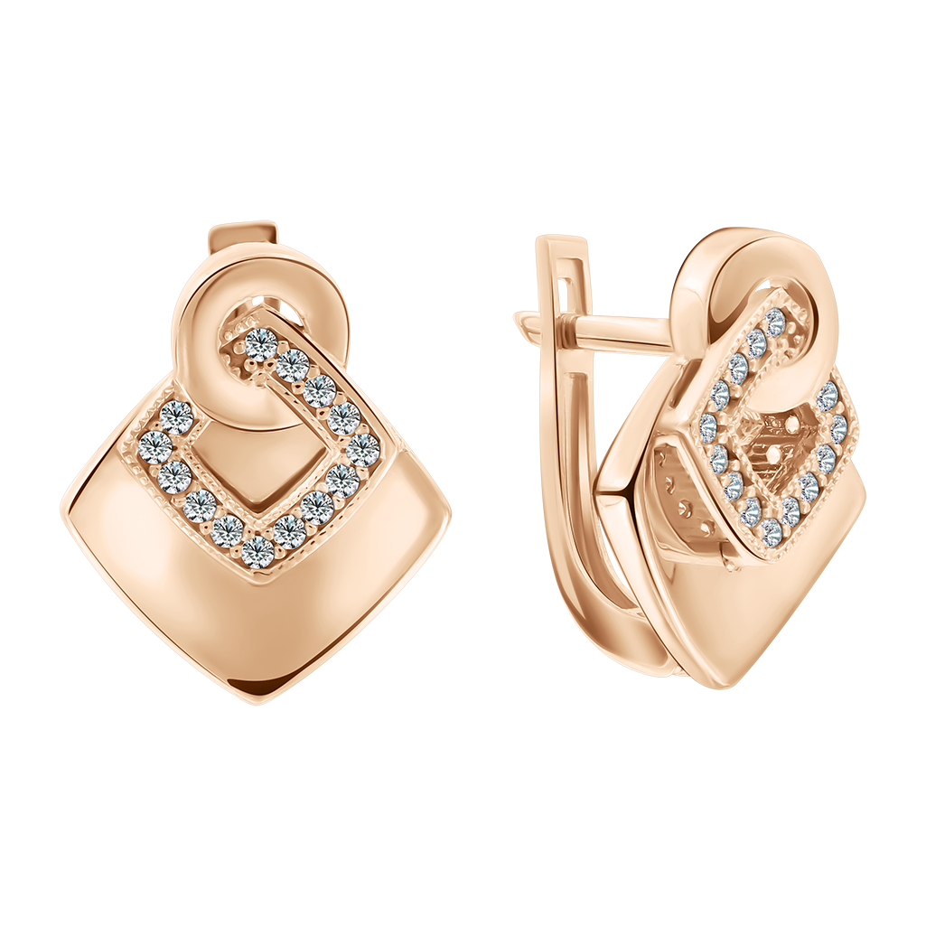 Ohrhänger mit Zirkonia