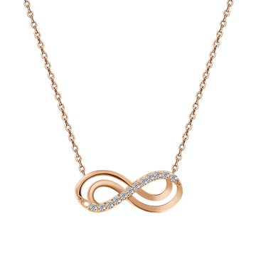 Collier mit Anhänger und Zirkonia