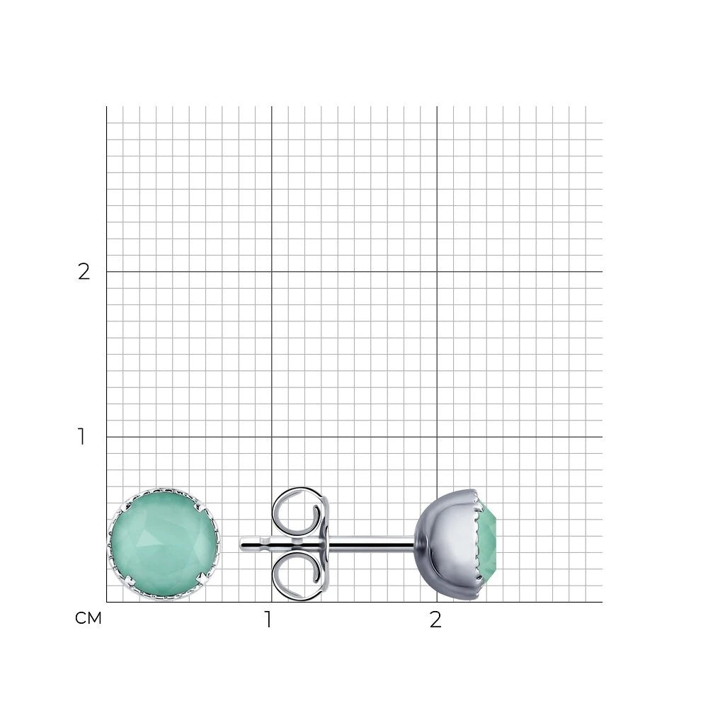 Ohrstecker mit Kristall 2