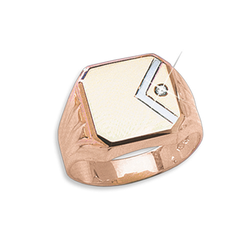 Herrenring mit Zirkonia