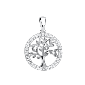 Anhänger "Baum des Lebens" mit Zirkonia
