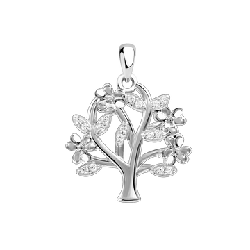 Anhänger "Baum des Lebens" mit Zirkonia