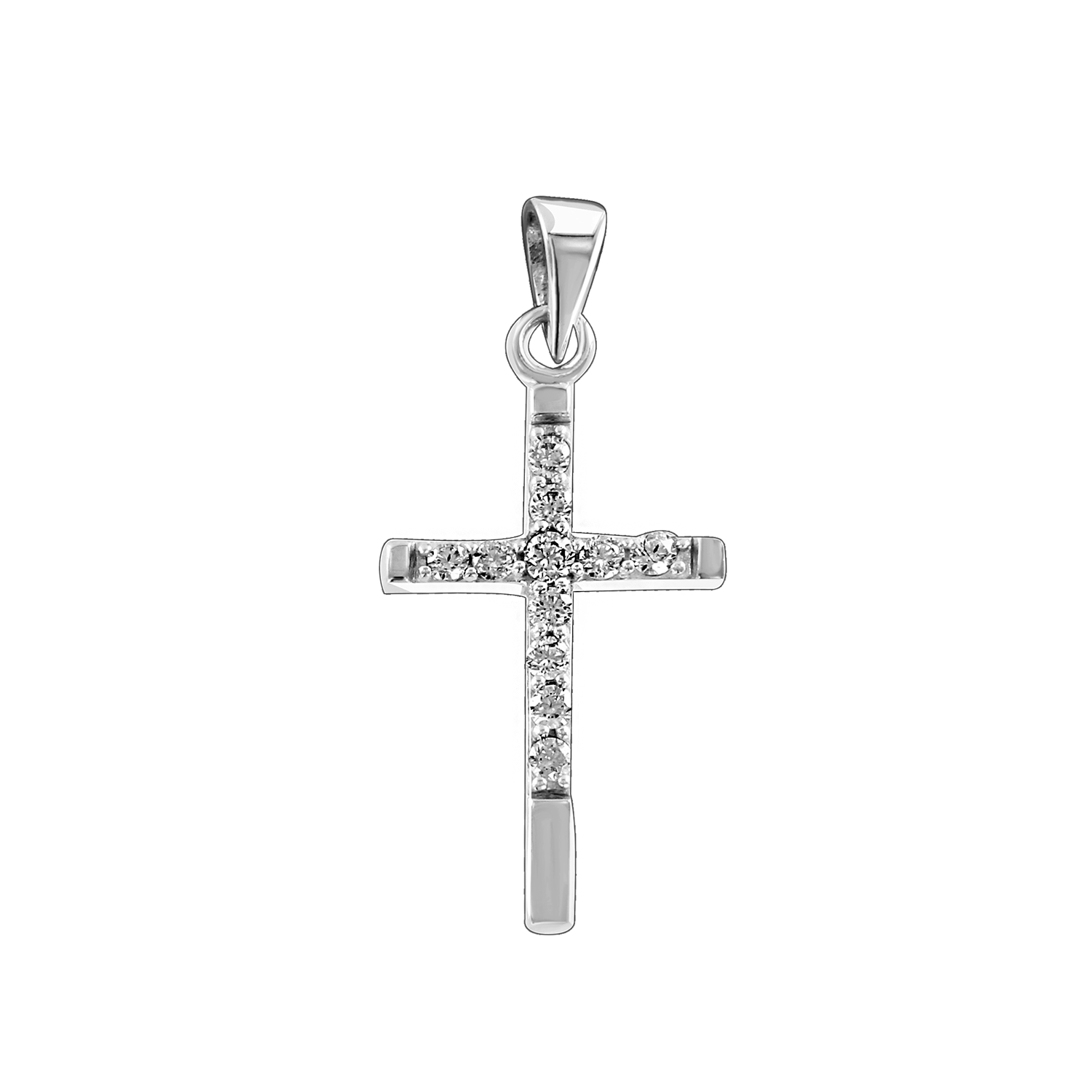 Anhänger–Kreuz mit Brillanten