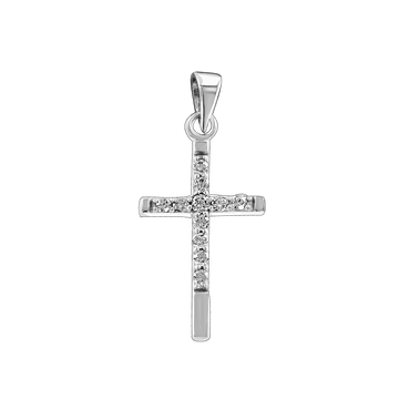 Anhänger–Kreuz mit Brillanten