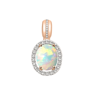Anhänger mit Opal und Brillanten