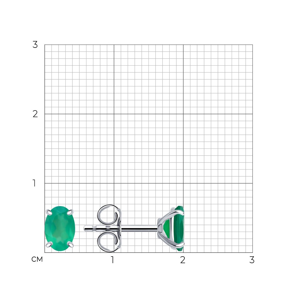 Ohrstecker mit Achat