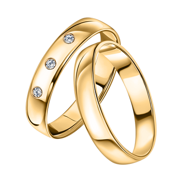 Trauringe mit Brillanten