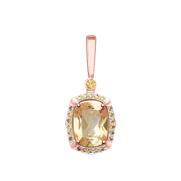 Anhänger mit Swarovski Zirkonia und Topas Swarovski