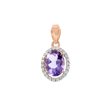 Anhänger mit Amethyst und Zirkonia