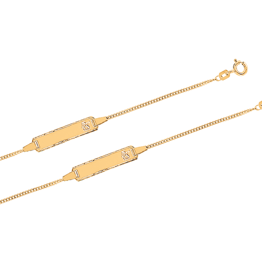 Kinderarmband Gelbgold