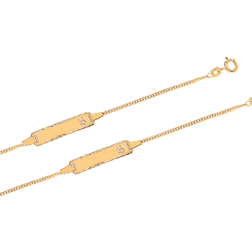 Kinderarmband Gelbgold