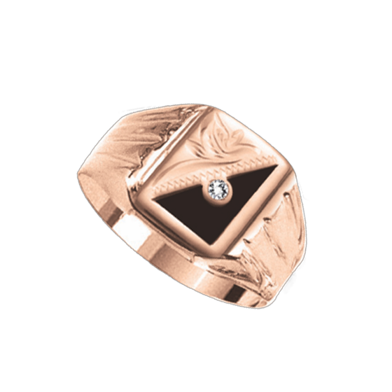 Herrenring mit Zirkonia