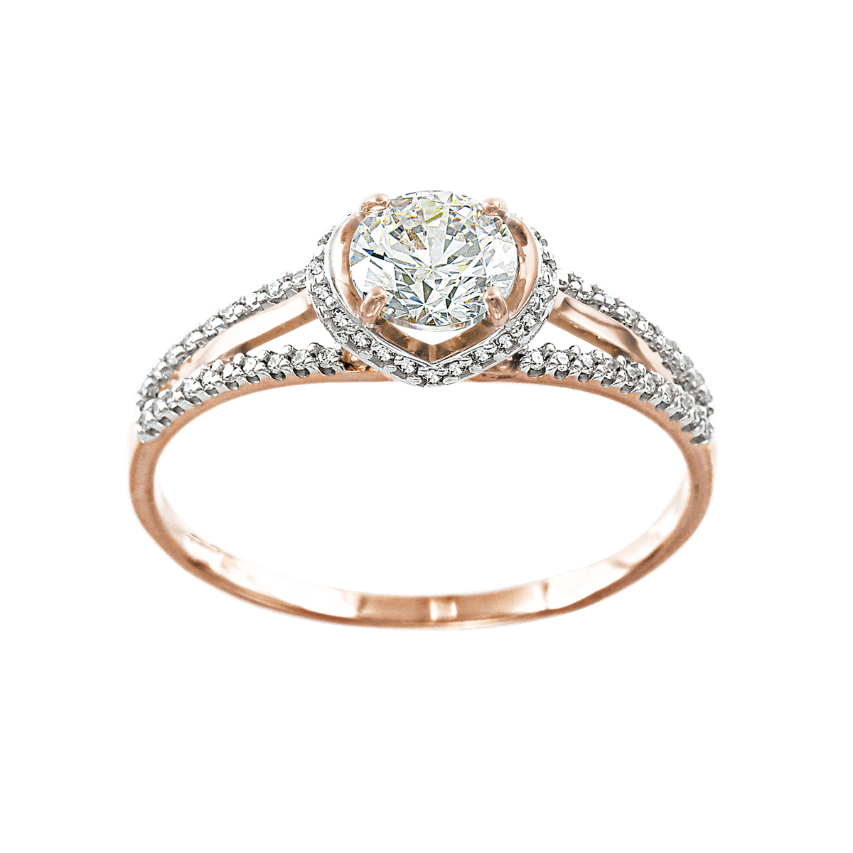 Damenring mit Swarovski Zirkonia