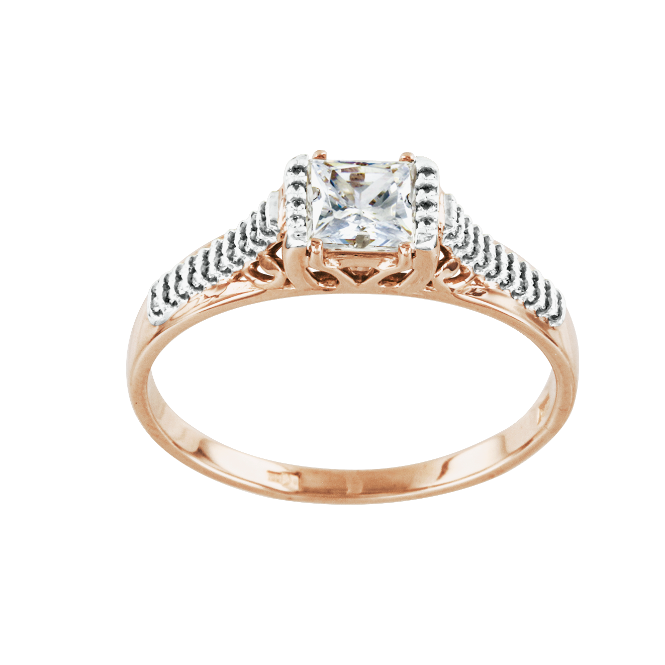 Damenring mit Swarovski Zirkonia