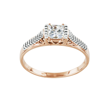 Damenring mit Swarovski Zirkonia