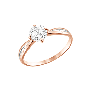 Damenring mit Swarovski Zirkonia