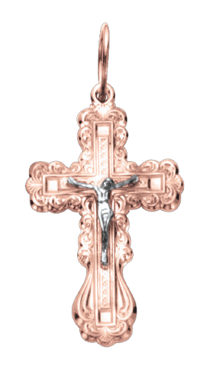 Anhänger–Kreuz mit Gravur