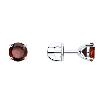 Ohrstecker mit Granat