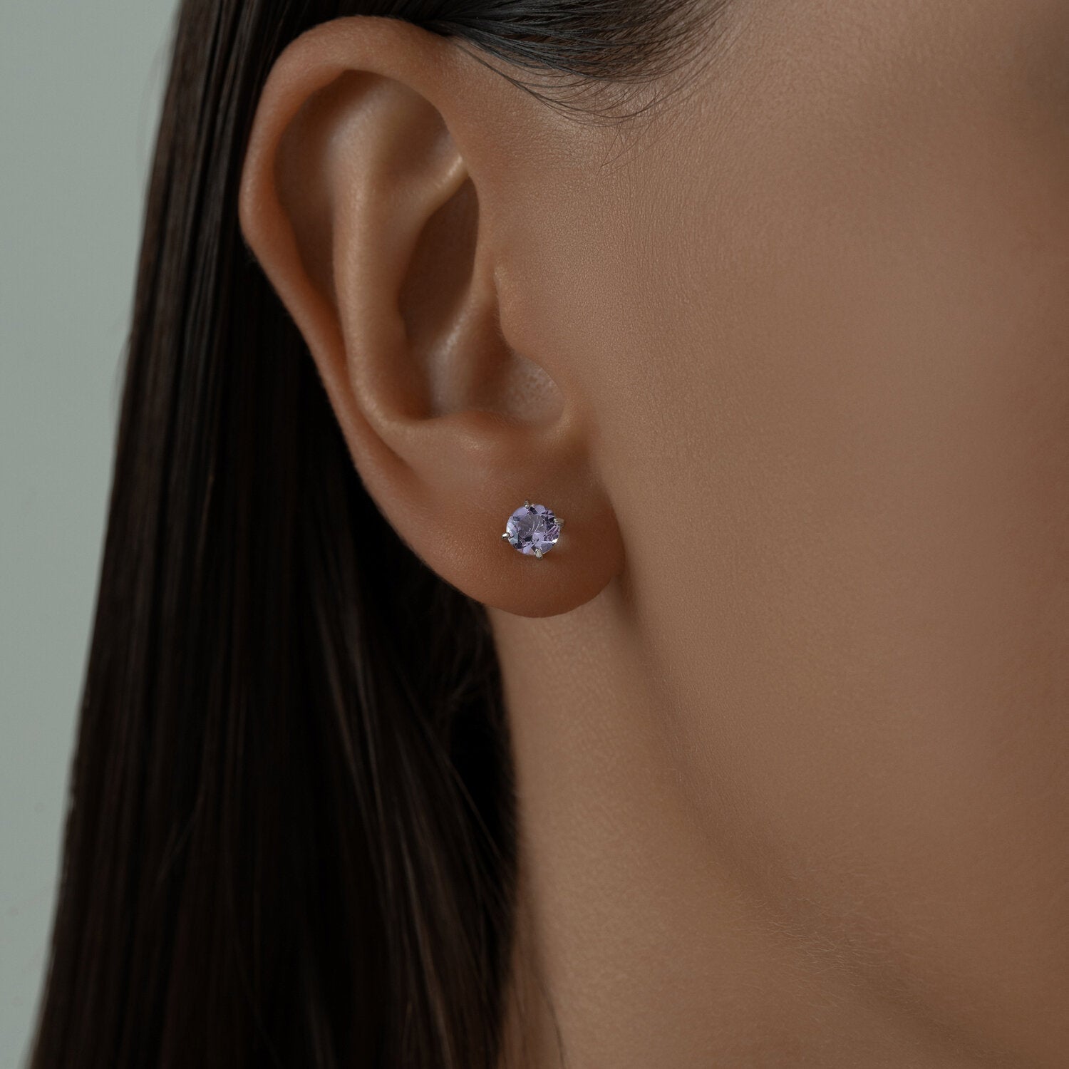 Ohrstecker mit Amethysten 3