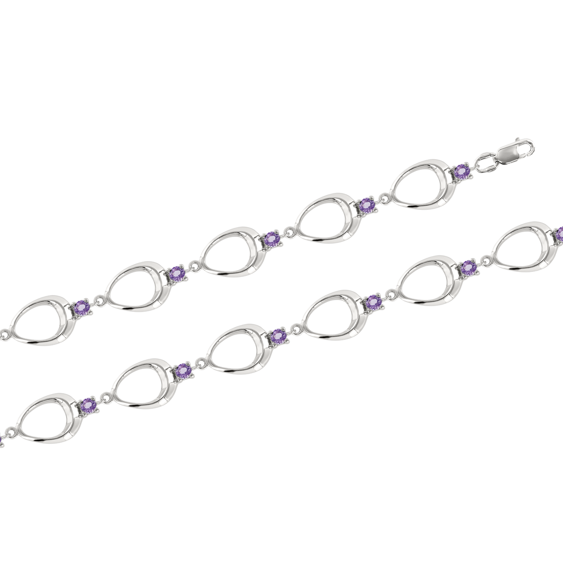 Armband mit Amethyst