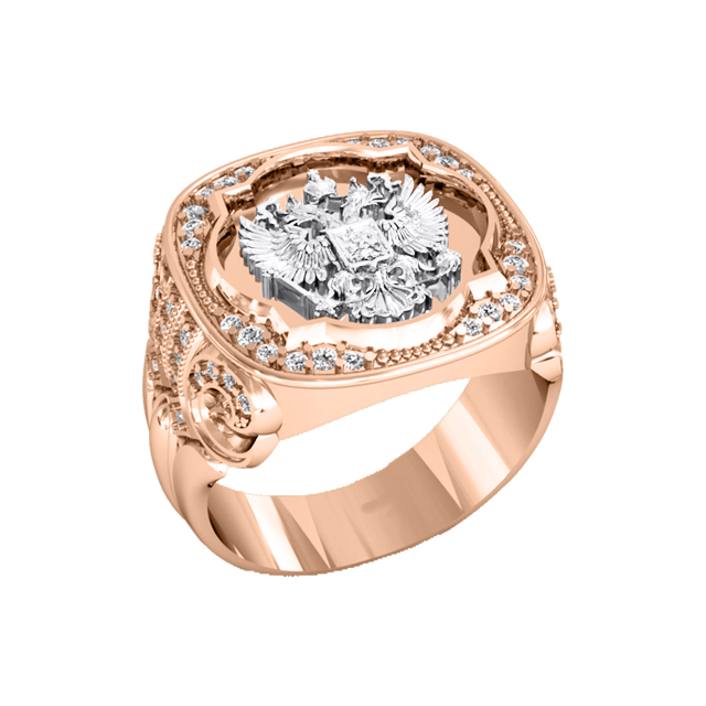 Herrenring mit Zirkonia