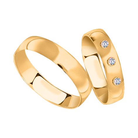 Trauringe mit Brillanten