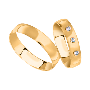 Trauringe mit Brillanten