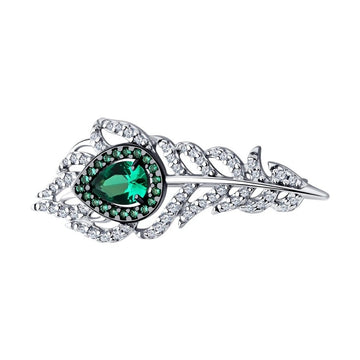 Brosche mit Zirkonia