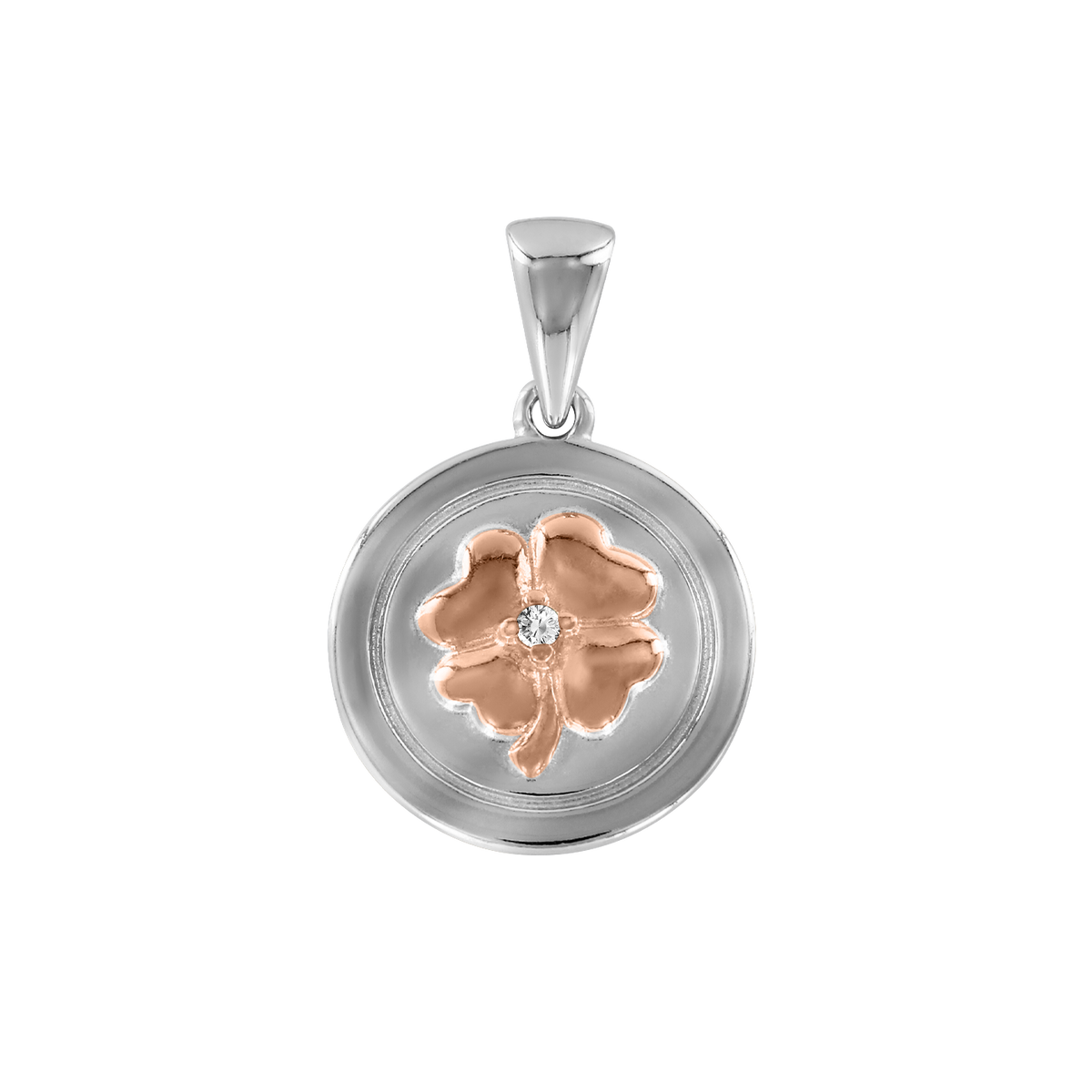 Anhänger mit Zirkonia, vergoldet