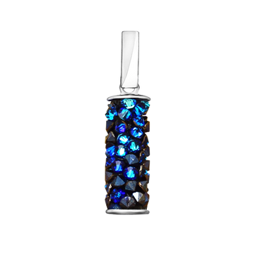 Anhänger mit blauen Kristallen Swarovski