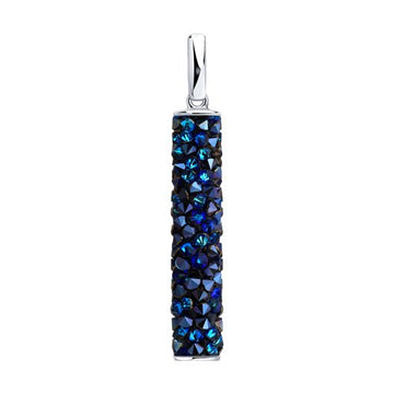 Anhänger mit blauen Kristallen Swarovski