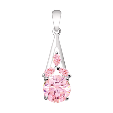 Anhänger mit rosa Zirkonia