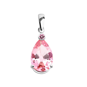 Anhänger mit rosa Zirkonia