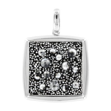 Anhänger mit schwarzem Swarovski Kristall