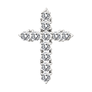 Anhänger – Kreuz mit Zirkonia