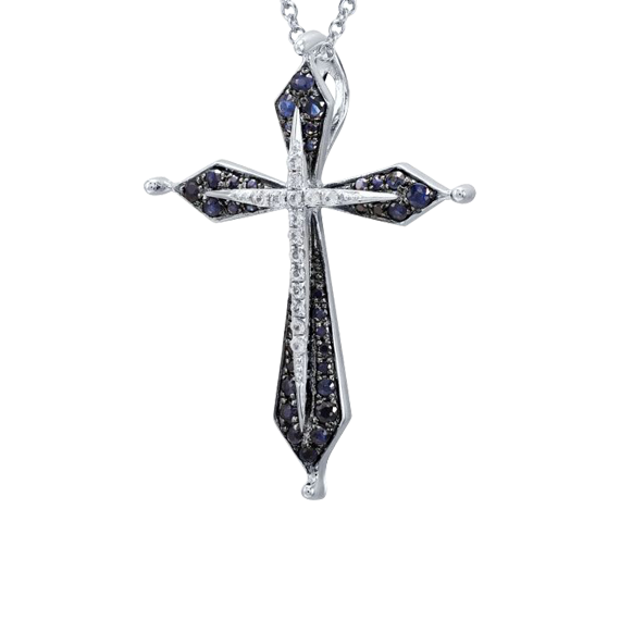 Anhänger – Kreuz mit Zirkonia
