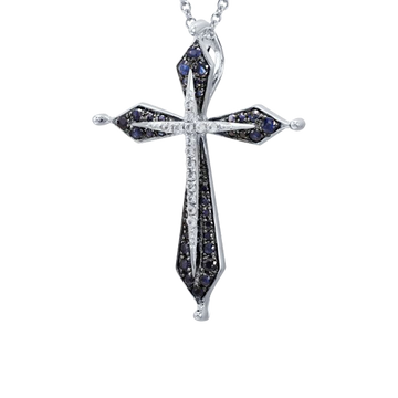 Anhänger – Kreuz mit Zirkonia