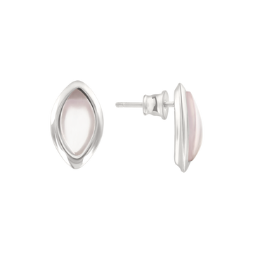 Ohrstecker mit rosa Quarz