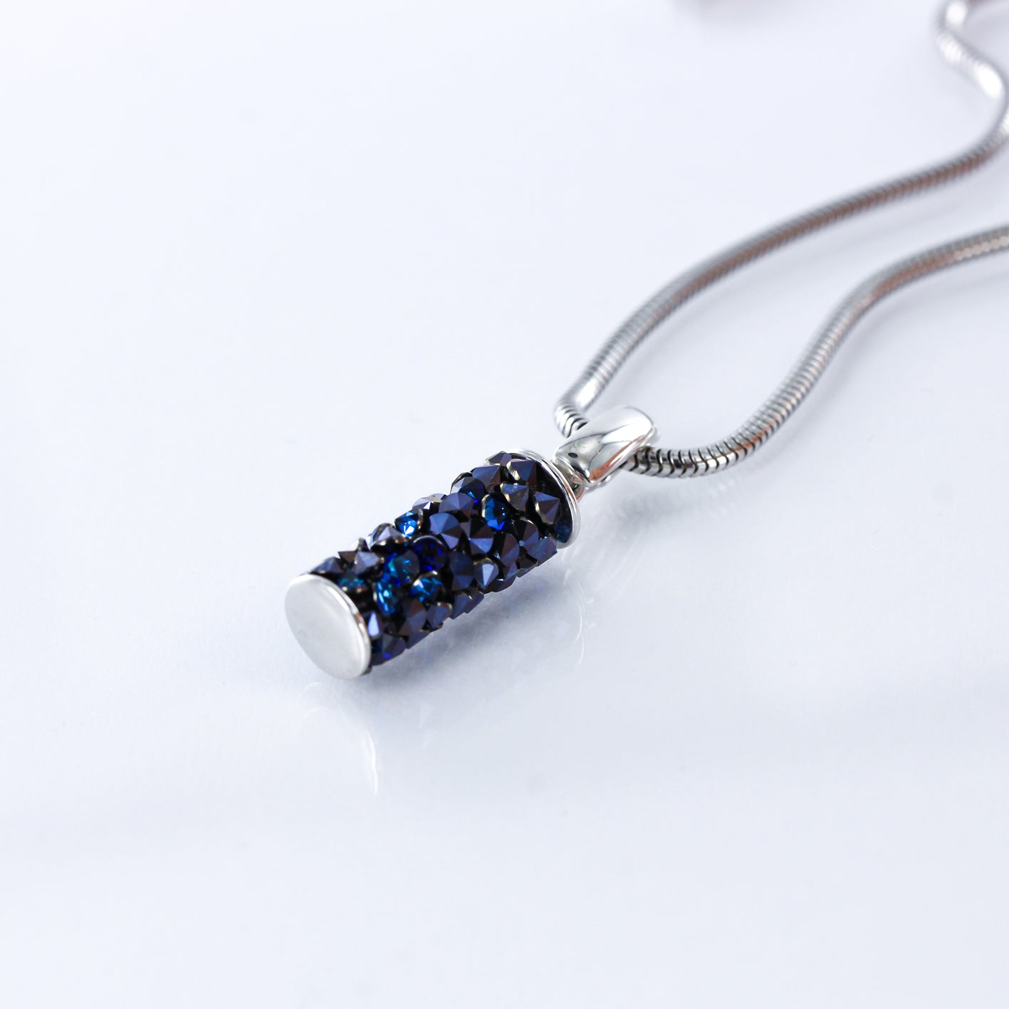 Anhänger mit blauen Kristallen Swarovski 3