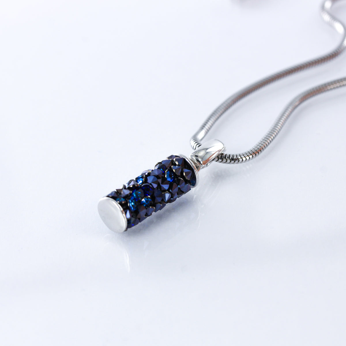 Anhänger mit blauen Kristallen Swarovski 3