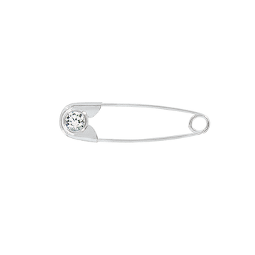 Brosche mit Zirkonia